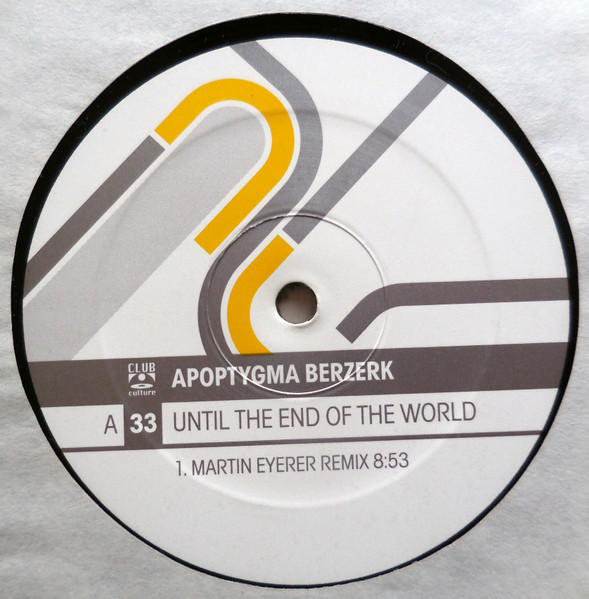 Apoptygma Berzerk - Until The End Of The World | Club Culture (0927436280) - 3 Apoptygma Berzerk - Until The End Of The World | Club Culture (0927436280) - 3