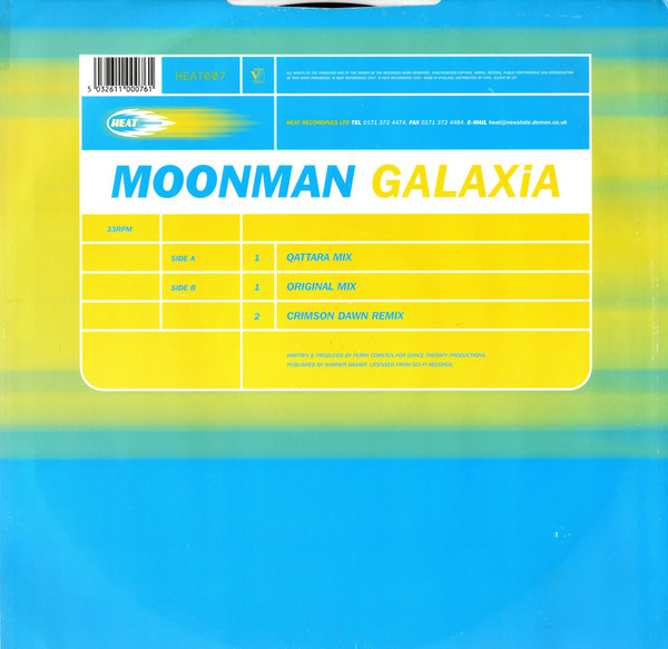 Moonman - Galaxia | Heat Recordings (HEAT007) - 2