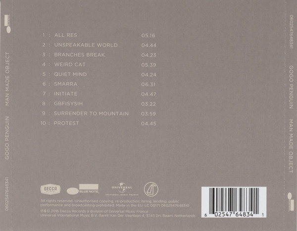 GoGo Penguin - Man Made Object | Blue Note (0602547648341) - 2