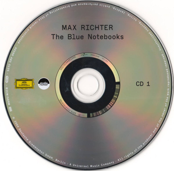 Max Richter - The Blue Notebooks | Deutsche Grammophon (483 5014) - 3 Max Richter - The Blue Notebooks | Deutsche Grammophon (483 5014) - 3