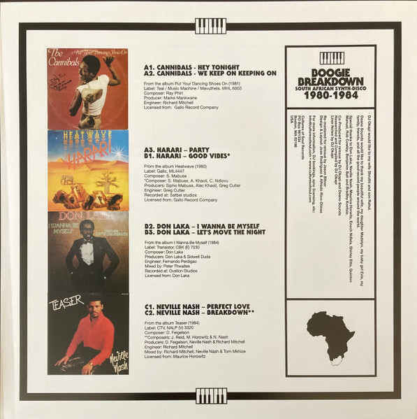 Various - Boogie Breakdown (South African Synth-Disco 1980-1984) | Cultures Of Soul Records (COS 018-LP) - 3 Various - Boogie Breakdown (South African Synth-Disco 1980-1984) | Cultures Of Soul Records (COS 018-LP) - 3