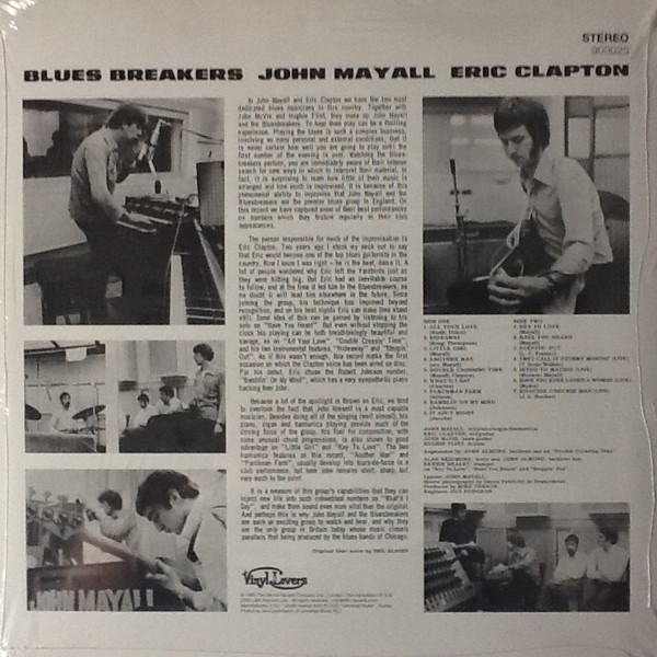 John Mayall With Eric Clapton - Blues Breakers | Vinyl Lovers (900020) - 2 John Mayall With Eric Clapton - Blues Breakers | Vinyl Lovers (900020) - 2