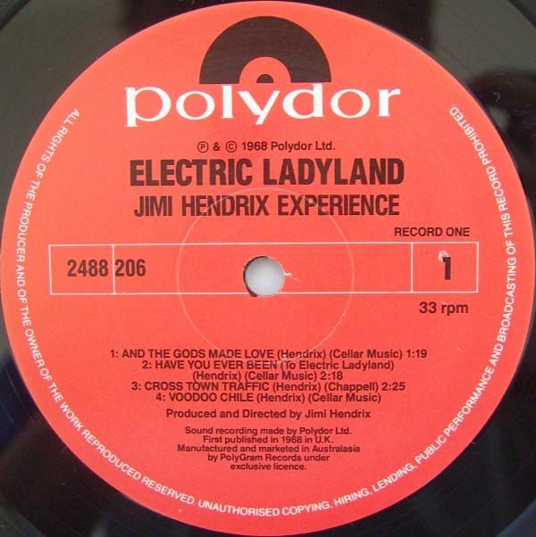 The Jimi Hendrix Experience - Electric Ladyland | Polydor (2679 029) - 2 The Jimi Hendrix Experience - Electric Ladyland | Polydor (2679 029) - 2