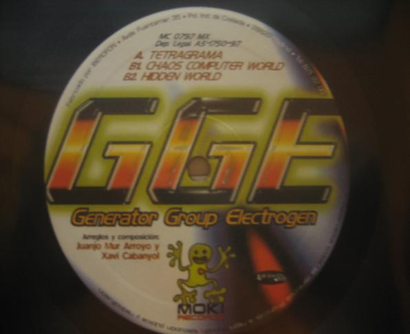 Generator Group Electrogen - Tetragrama | Moki Records (MK-0897 MX) - 2