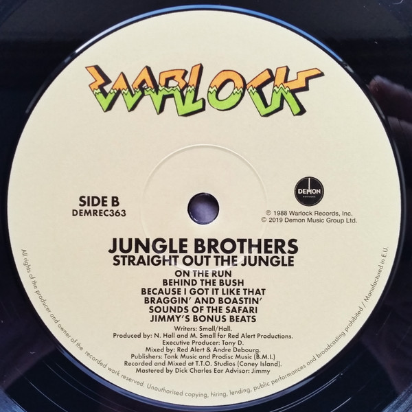 Jungle Brothers - Straight Out The Jungle | Warlock Records (DEMREC363) - 3
