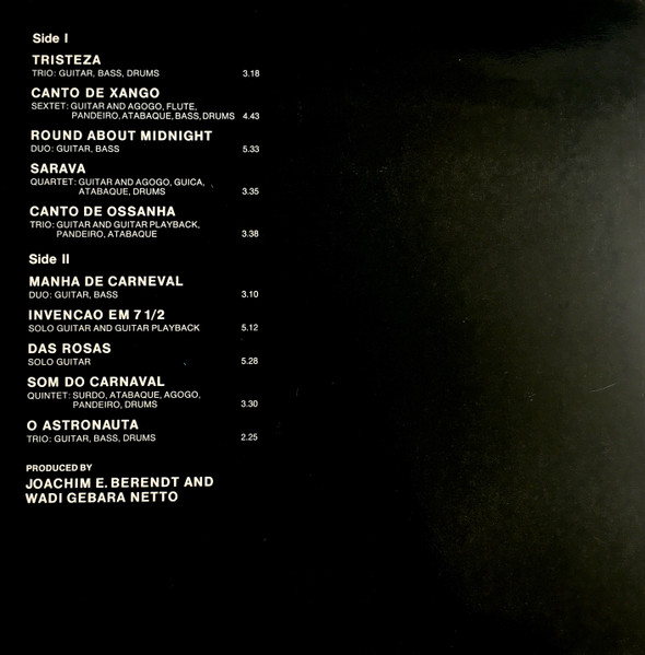 Baden Powell - Tristeza On Guitar | MPS Records (CRM 623) - 4 Baden Powell - Tristeza On Guitar | MPS Records (CRM 623) - 4