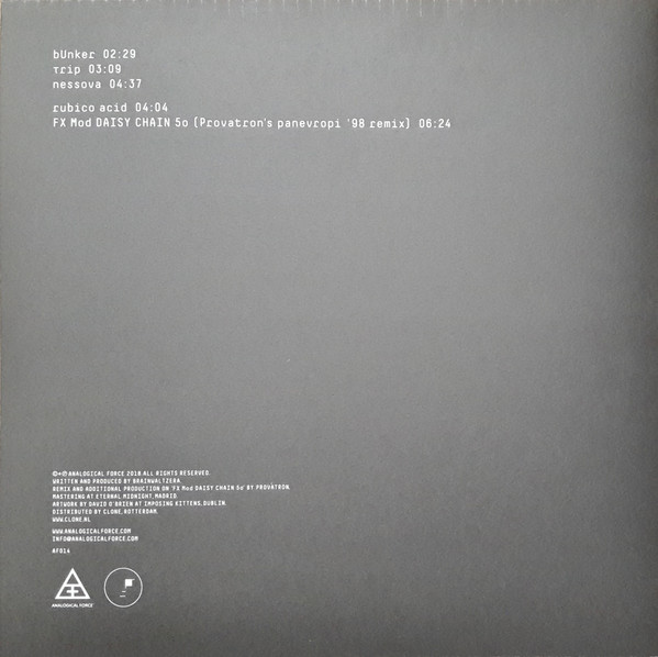 Brainwaltzera - Bunker EP | Analogical Force (AF014) - 2 Brainwaltzera - Bunker EP | Analogical Force (AF014) - 2