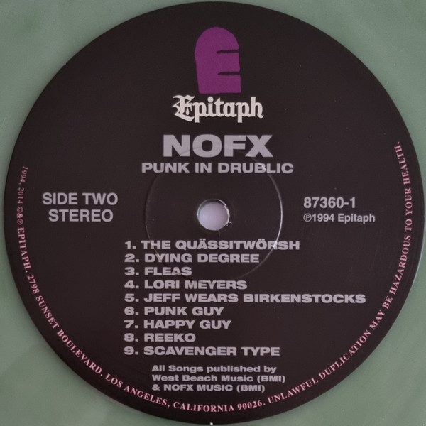 NOFX - Punk In Drublic | Epitaph (87360-1) - 4