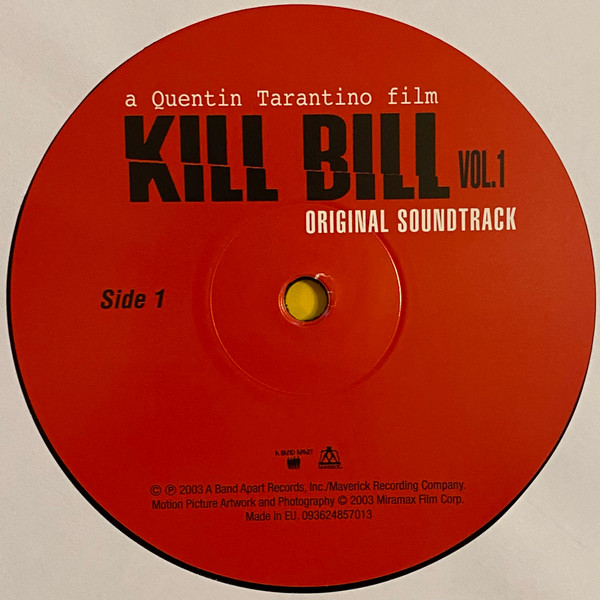 Various - Kill Bill Vol. 1 (Original Soundtrack) | A Band Apart (093624857013) - 2