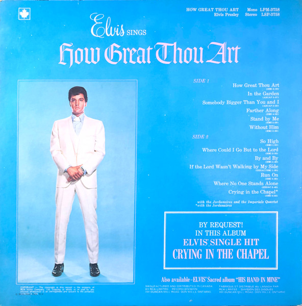 Elvis Presley - How Great Thou Art | RCA Victor (LSP-3758) - 2
