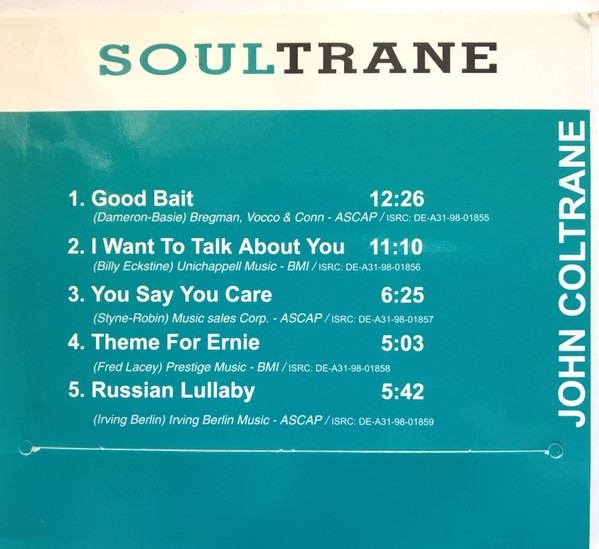 John Coltrane - Soultrane | Original Jazz Classics (OJC20 021-2) - 3