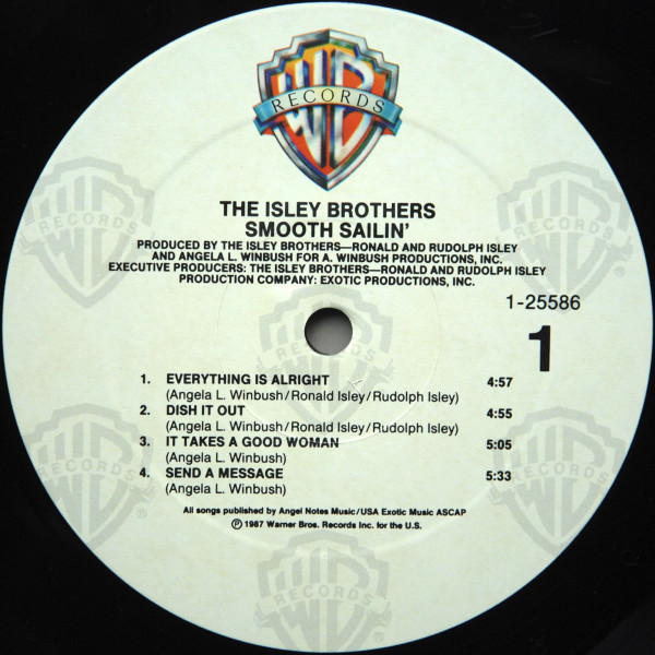 The Isley Brothers - Smooth Sailin' | Warner Bros. Records (9 25586-1) - 3 The Isley Brothers - Smooth Sailin' | Warner Bros. Records (9 25586-1) - 3