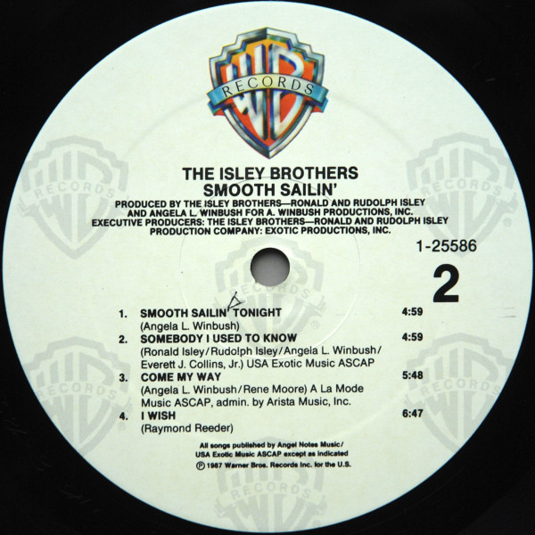 The Isley Brothers - Smooth Sailin' | Warner Bros. Records (9 25586-1) - 4 The Isley Brothers - Smooth Sailin' | Warner Bros. Records (9 25586-1) - 4