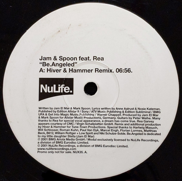 Jam & Spoon Feat. Rea Garvey - Be.Angeled | NuLife (NUX35) - 3