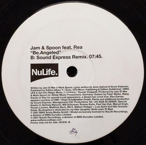 Jam & Spoon Feat. Rea Garvey - Be.Angeled | NuLife (NUX35) - 4