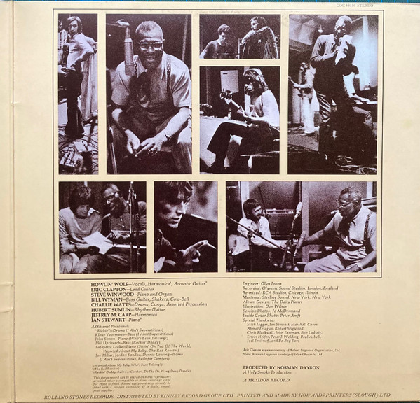 Howlin' Wolf - The London Howlin' Wolf Sessions | Rolling Stones Records (COC 49101) - 3 Howlin' Wolf - The London Howlin' Wolf Sessions | Rolling Stones Records (COC 49101) - 3