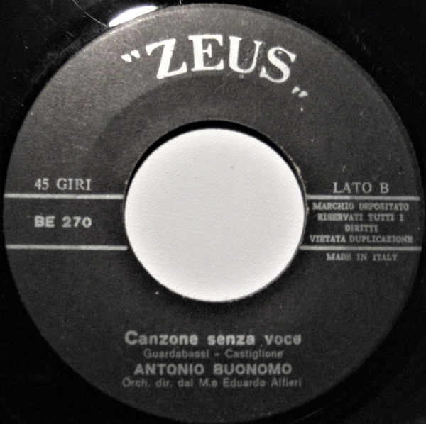 Antonio Buonomo - Tengo Vint'Anne | Zeus (BE 270) - 3
