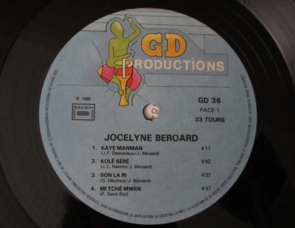 Jocelyne Beroard With Kassav' - Siwo | GD Productions (GD36) - 2