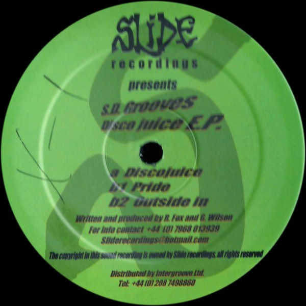 SD Grooves - Disco Juice E.P. | Slide Recordings (SLID 003) - main