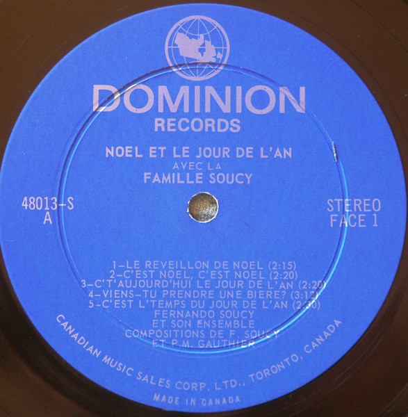 La Famille Soucy - Noël Et Le Jour De L'An Avec La Famille Soucy | Dominion (LPS 48013) - 3 La Famille Soucy - Noël Et Le Jour De L'An Avec La Famille Soucy | Dominion (LPS 48013) - 3