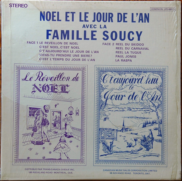 La Famille Soucy - Noël Et Le Jour De L'An Avec La Famille Soucy | Dominion (LPS 48013) - main La Famille Soucy - Noël Et Le Jour De L'An Avec La Famille Soucy | Dominion (LPS 48013) - main