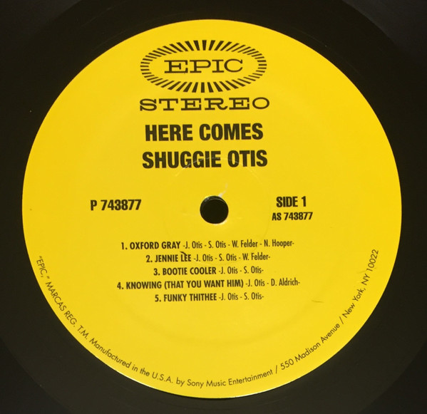 Shuggie Otis - Here Comes Shuggie Otis | Epic (P 743877) - 4 Shuggie Otis - Here Comes Shuggie Otis | Epic (P 743877) - 4
