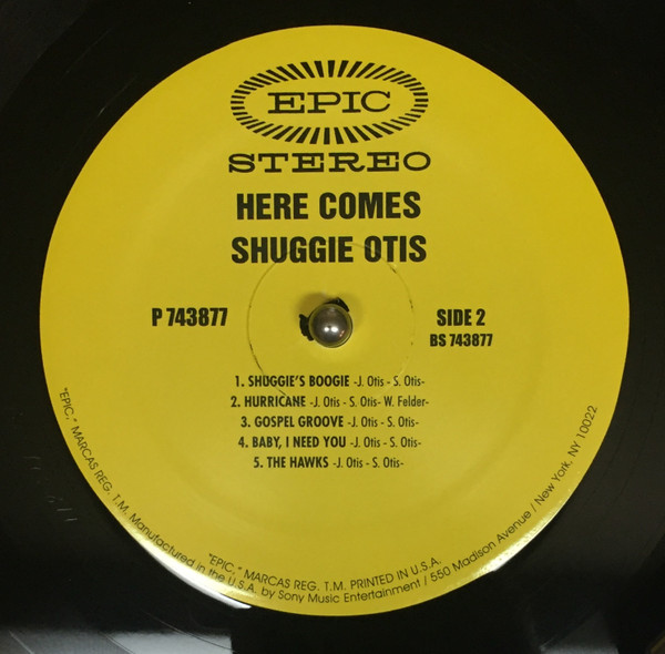 Shuggie Otis - Here Comes Shuggie Otis | Epic (P 743877) - 3 Shuggie Otis - Here Comes Shuggie Otis | Epic (P 743877) - 3