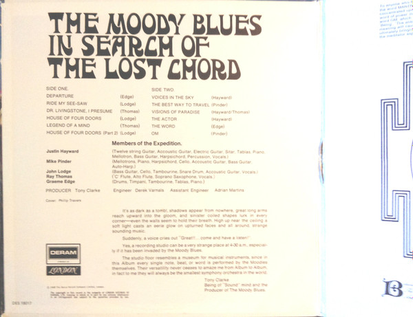 The Moody Blues - In Search Of The Lost Chord | Deram (DES 18017) - 3