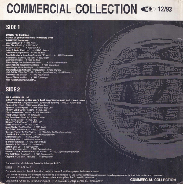 Various - Commercial Collection 12/93 | DMC (DMC 131/3) - main Various - Commercial Collection 12/93 | DMC (DMC 131/3) - main