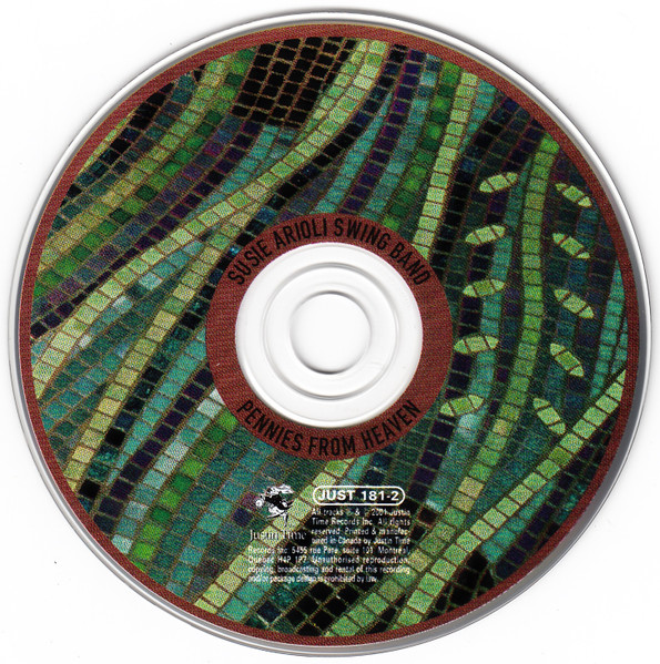 Susie Arioli Band Featuring Jordan Officer - Pennies From Heaven | Justin Time (JUST 181-2) - 3