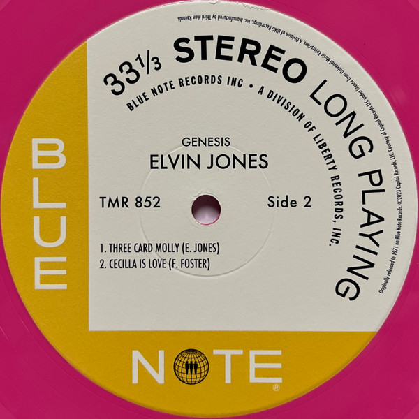 Elvin Jones - Genesis | Blue Note (TMR-852) - 3
