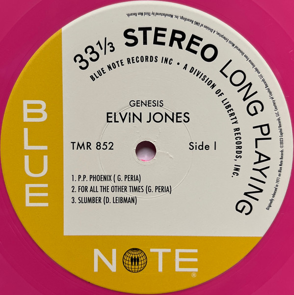 Elvin Jones - Genesis | Blue Note (TMR-852) - 2