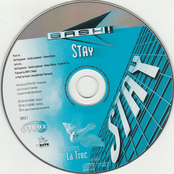 Sash! featuring La Trec - Stay | Full Ace Music (FAM 30412-1) - 3