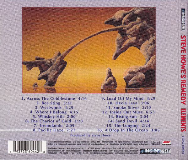 Steve Howe's Remedy - Elements | Inside Out Music (IOMCD 141) - 4 Steve Howe's Remedy - Elements | Inside Out Music (IOMCD 141) - 4