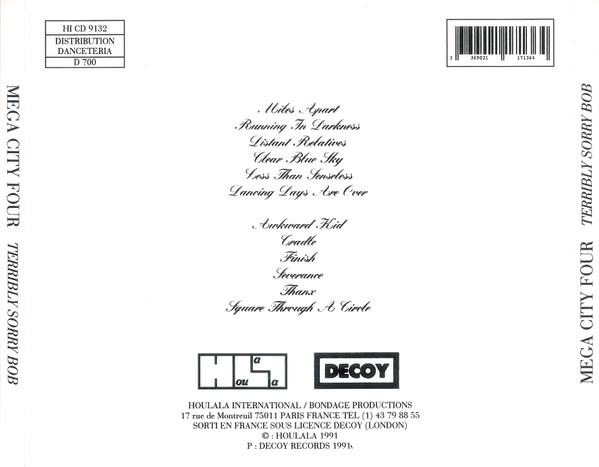 Mega City Four - Terribly Sorry Bob | Houlala (HI CD 9132) - 2 Mega City Four - Terribly Sorry Bob | Houlala (HI CD 9132) - 2