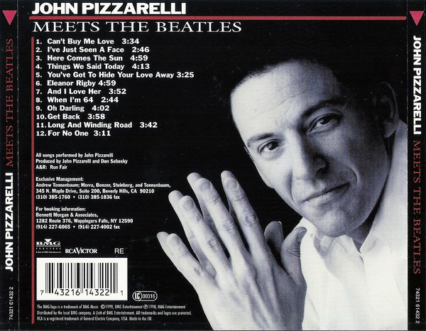 John Pizzarelli - Meets The Beatles | RCA Victor (74321-61432-2) - 2