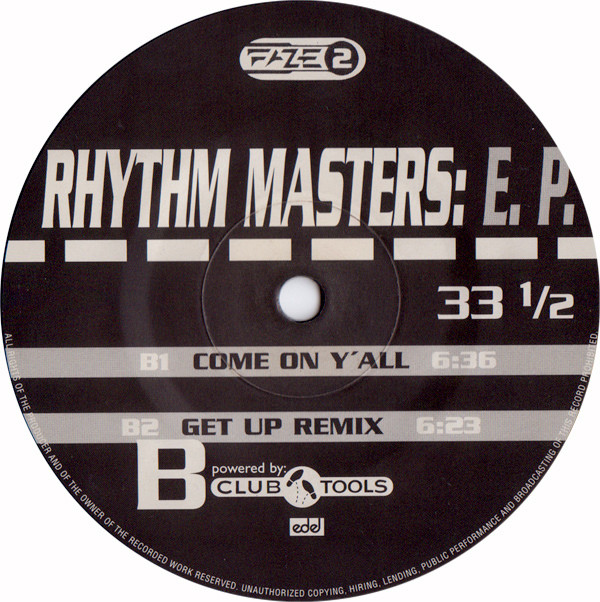 Rhythm Masters - E.P. | Club Tools (0700044-01) - 2 Rhythm Masters - E.P. | Club Tools (0700044-01) - 2