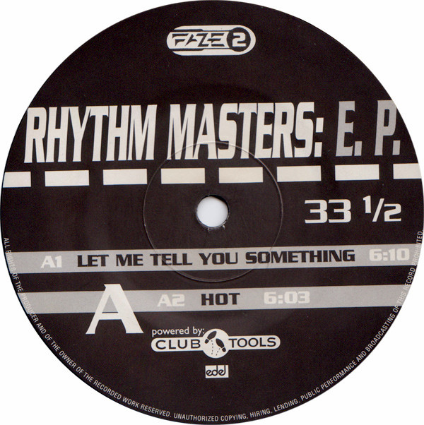 Rhythm Masters - E.P. | Club Tools (0700044-01) - main Rhythm Masters - E.P. | Club Tools (0700044-01) - main