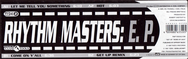 Rhythm Masters - E.P. | Club Tools (0700044-01) - 3 Rhythm Masters - E.P. | Club Tools (0700044-01) - 3