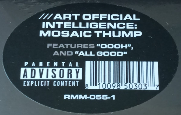 De La Soul - Art Official Intelligence: Mosaic Thump | AOI Records (RMM 055-1) - 3