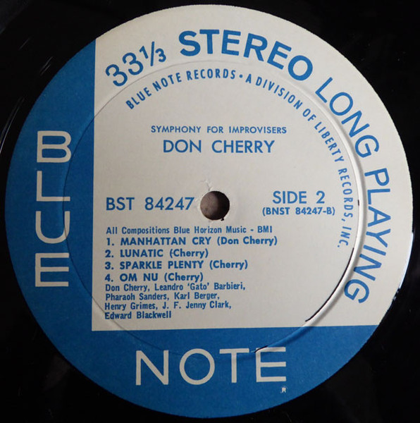 Don Cherry - Symphony For Improvisers | Blue Note (BST 84247) - 4 Don Cherry - Symphony For Improvisers | Blue Note (BST 84247) - 4