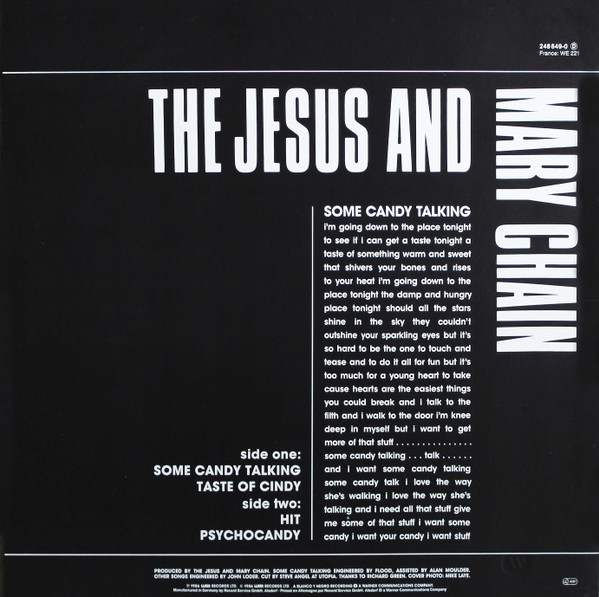 The Jesus And Mary Chain - Some Candy Talking E. P. | Blanco Y Negro (NEG 19T) - 2 The Jesus And Mary Chain - Some Candy Talking E. P. | Blanco Y Negro (NEG 19T) - 2