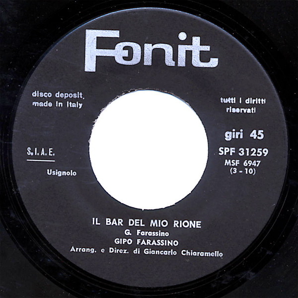 Gipo Farassino - Il Bar Del Mio Rione | Fonit (SPF 31259) - 3