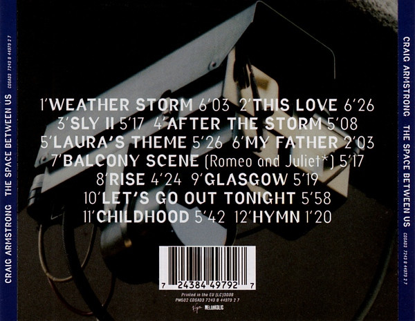 Craig Armstrong - The Space Between Us | Melankolic (CDSAD3) - 2 Craig Armstrong - The Space Between Us | Melankolic (CDSAD3) - 2