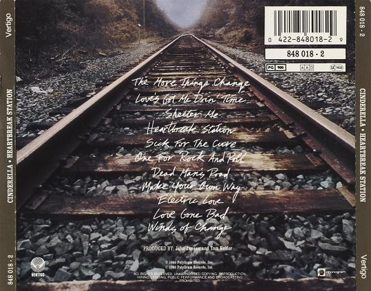 Cinderella - Heartbreak Station | Vertigo (848 018 - 2) - 2