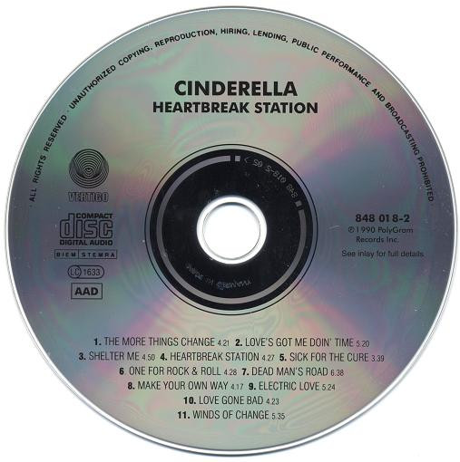 Cinderella - Heartbreak Station | Vertigo (848 018 - 2) - 3