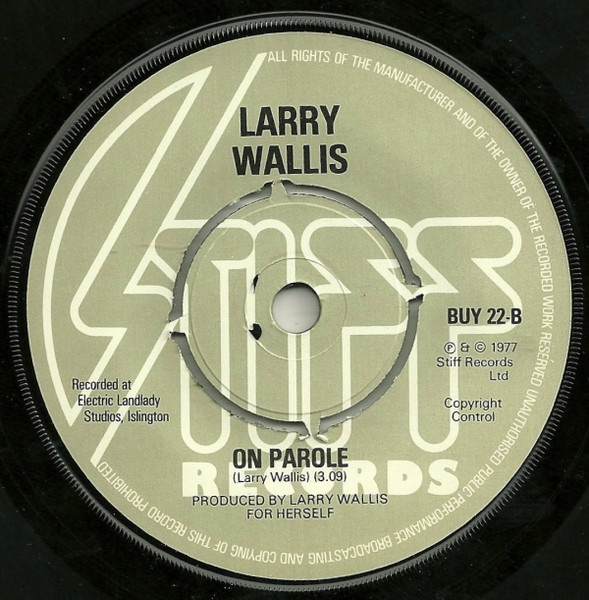 Larry Wallis - Police Car | Stiff Records (BUY 22) - 4