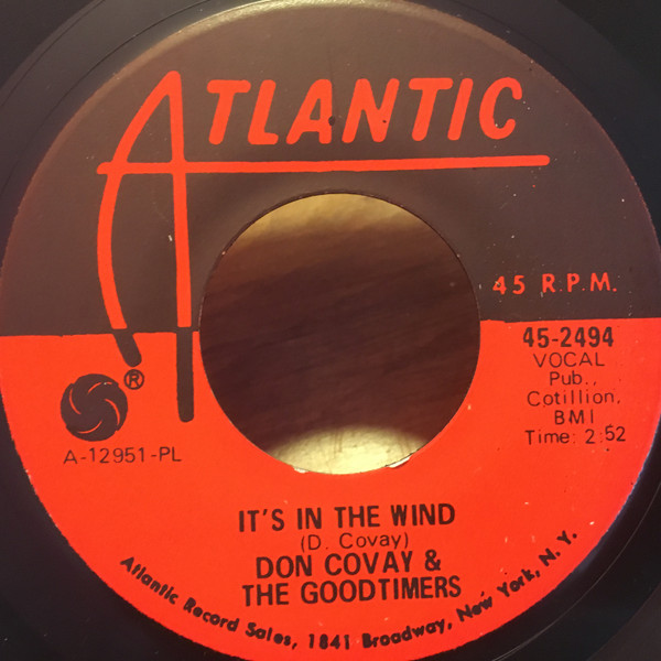 Don Covay & The Goodtimers - Don't Let Go | Atlantic (45-2494) - 2