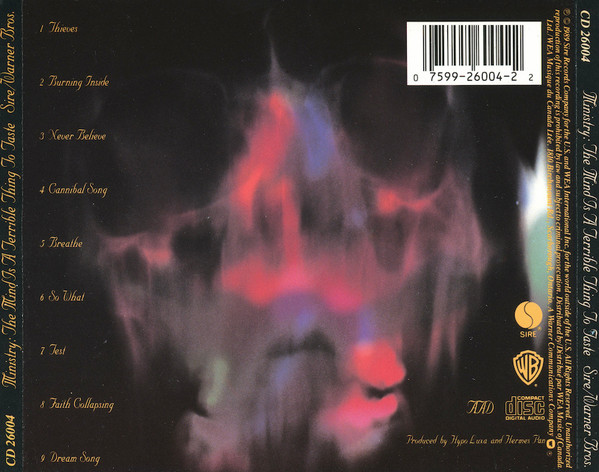 Ministry - The Mind Is A Terrible Thing To Taste [CD] | Sire (CD 26004) - 2