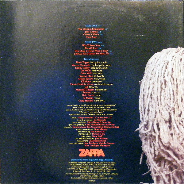 Frank Zappa - Joe's Garage Act I | Zappa Records (SRZ-1-1603) - 2